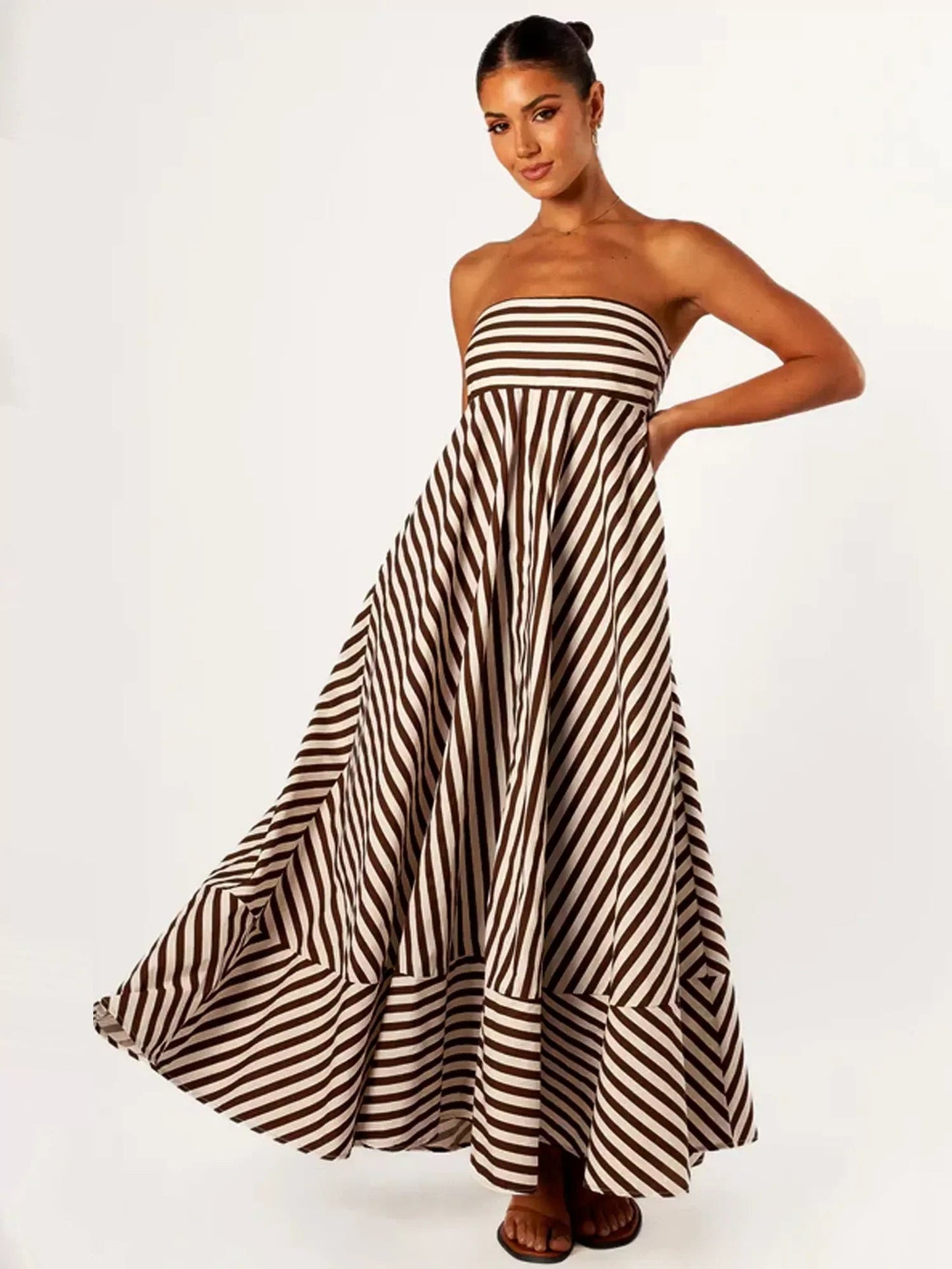 Image of Kiara | Women's Strapless Maxi Dress