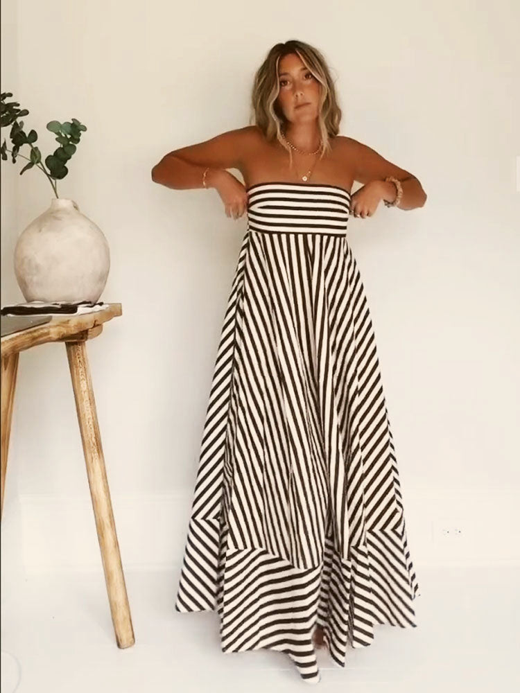 Image of Kiara | Women's Strapless Maxi Dress