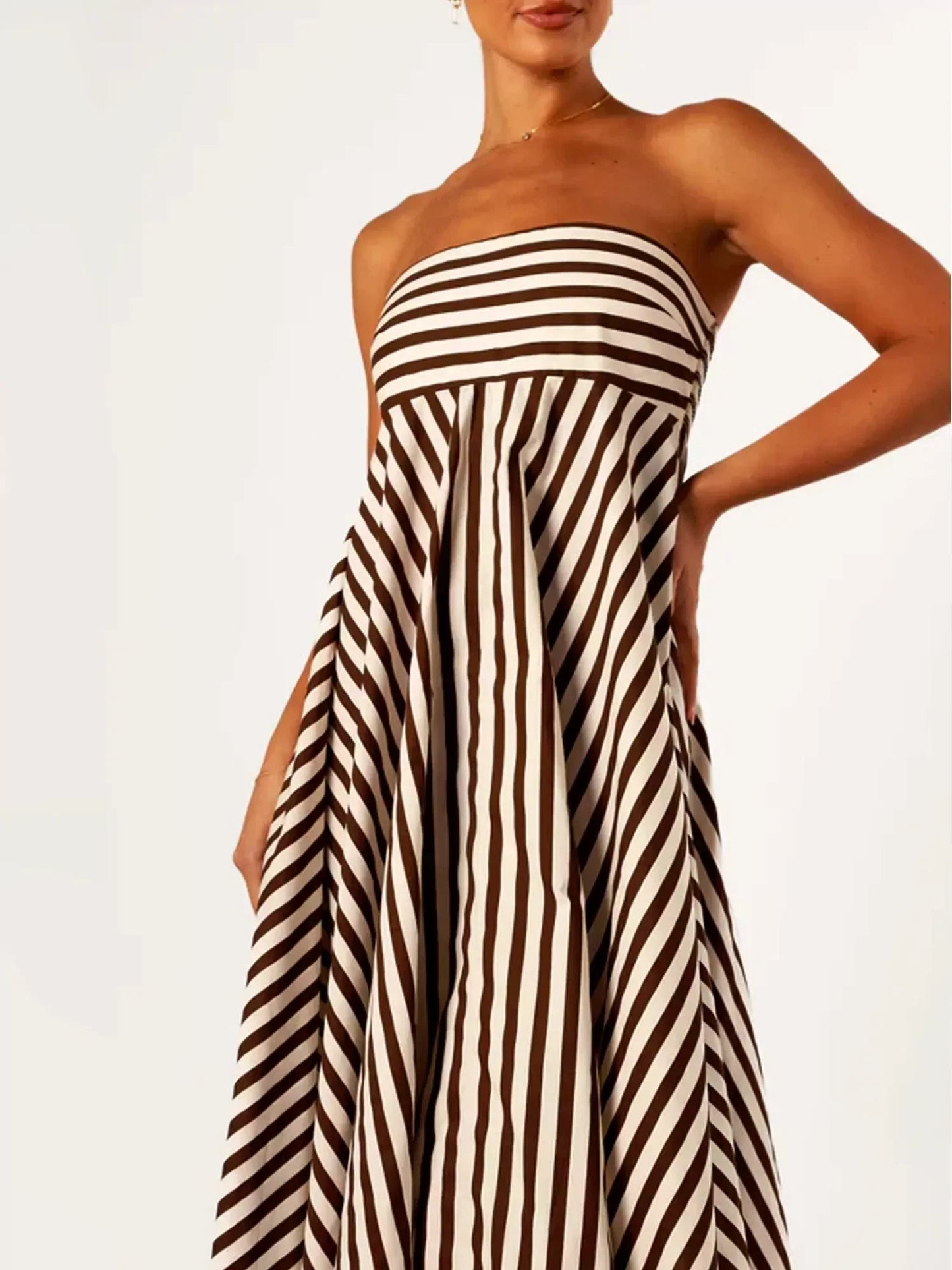 Image of Kiara | Women's Strapless Maxi Dress