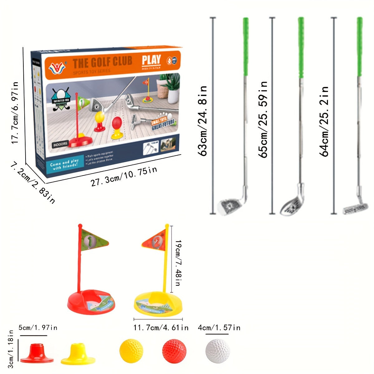 Kids Adjustable Golf Set – Indoor & Outdoor Golf Toy for Ages 3–8
