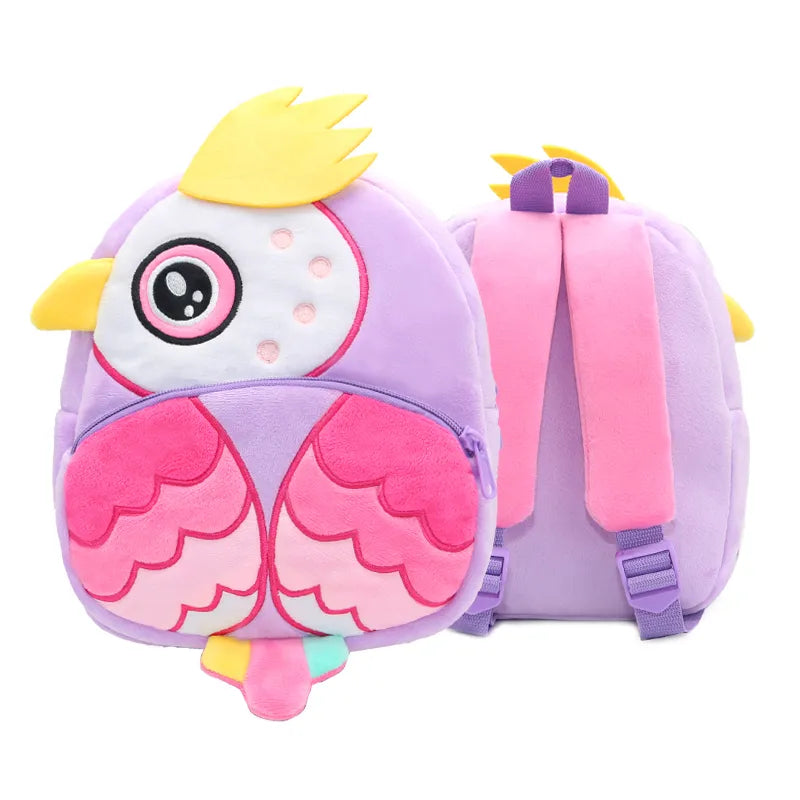 Kids' Adorable Plush Animal Backpack for Toddlers