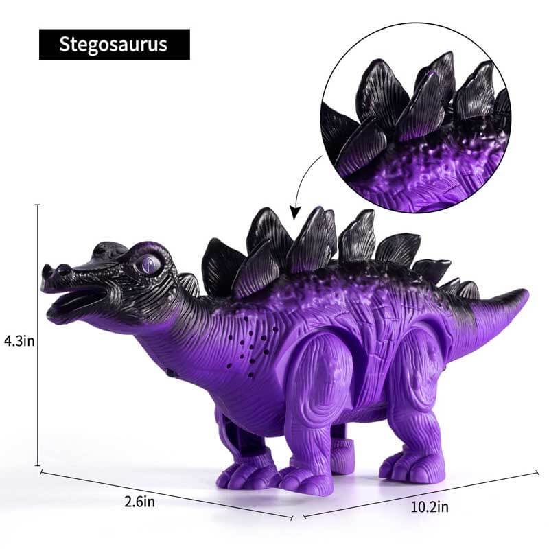Kids' Electronic Walking Dinosaur Toy with Lights & Sounds