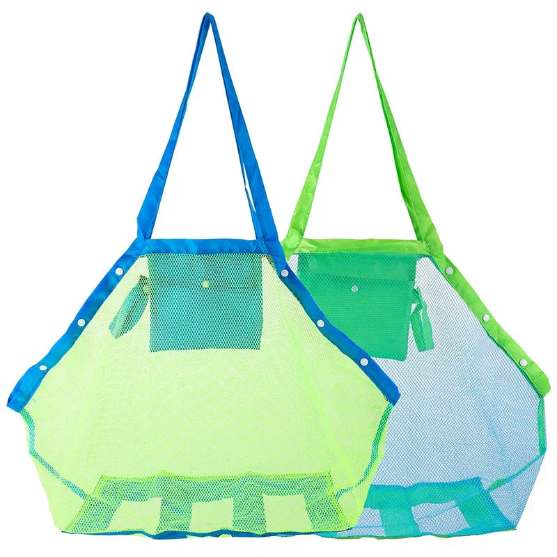 Kids' Portable Mesh Beach Toy Organizer Bag