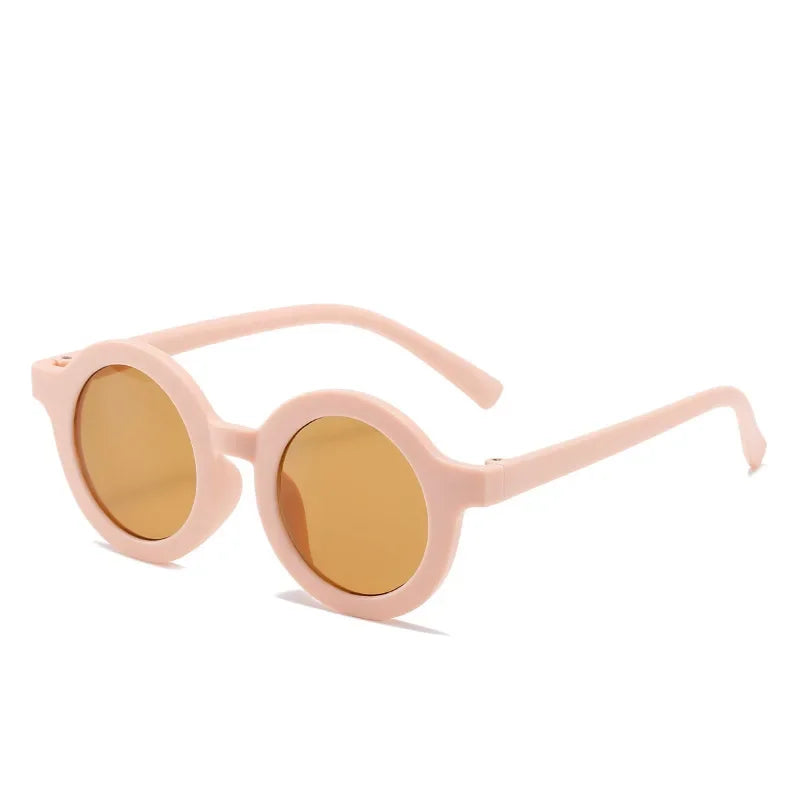 Kids Round Trendy UV Protection Sunglasses