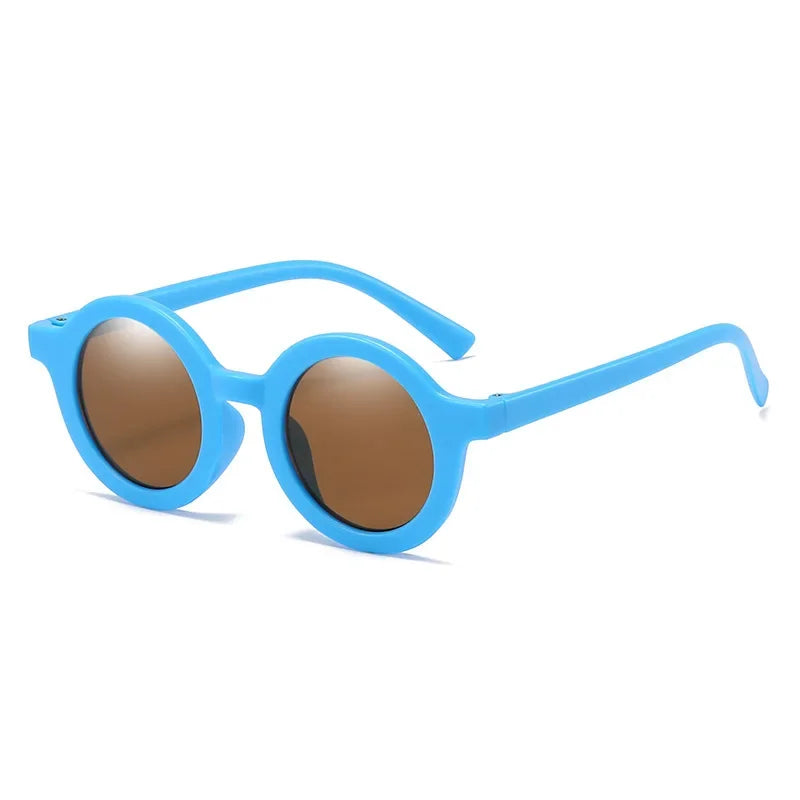 Kids Round Trendy UV Protection Sunglasses