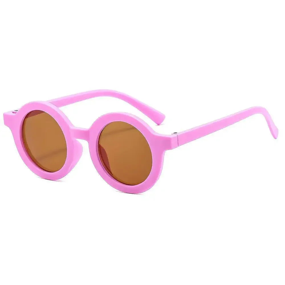 Kids Round Trendy UV Protection Sunglasses