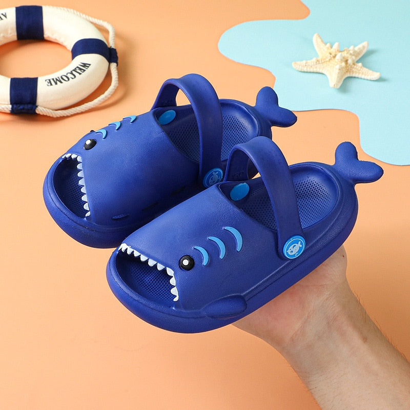 Kids' Shark Slide Sandals - Fun & Non-Slip for Boys & Girls