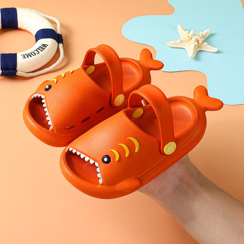Kids' Shark Slide Sandals - Fun & Non-Slip for Boys & Girls