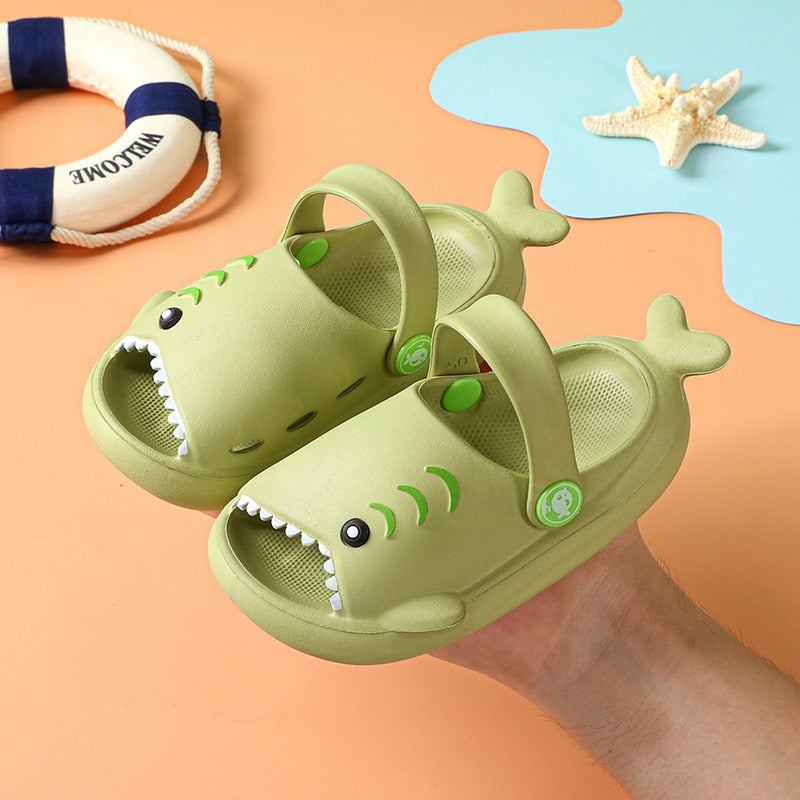 Kids' Shark Slide Sandals - Fun & Non-Slip for Boys & Girls