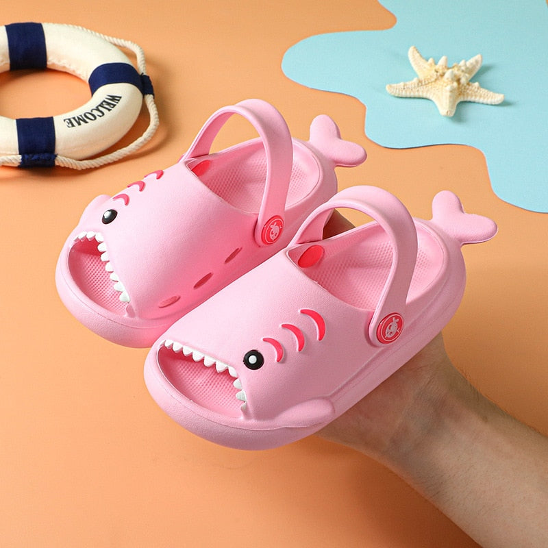 Kids' Shark Slide Sandals - Fun & Non-Slip for Boys & Girls