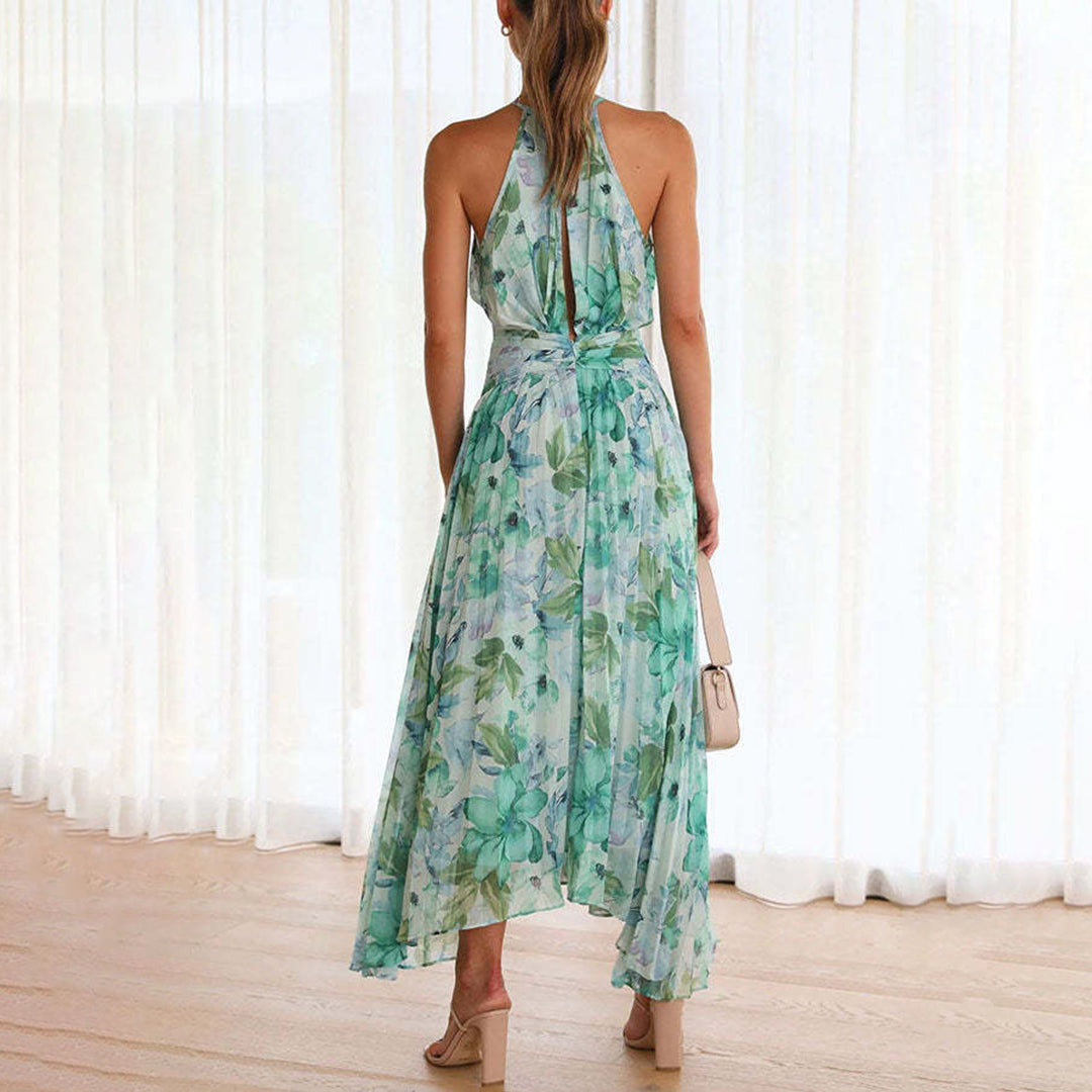 Image of Kim | Women's Floral A-Line Midi Dress