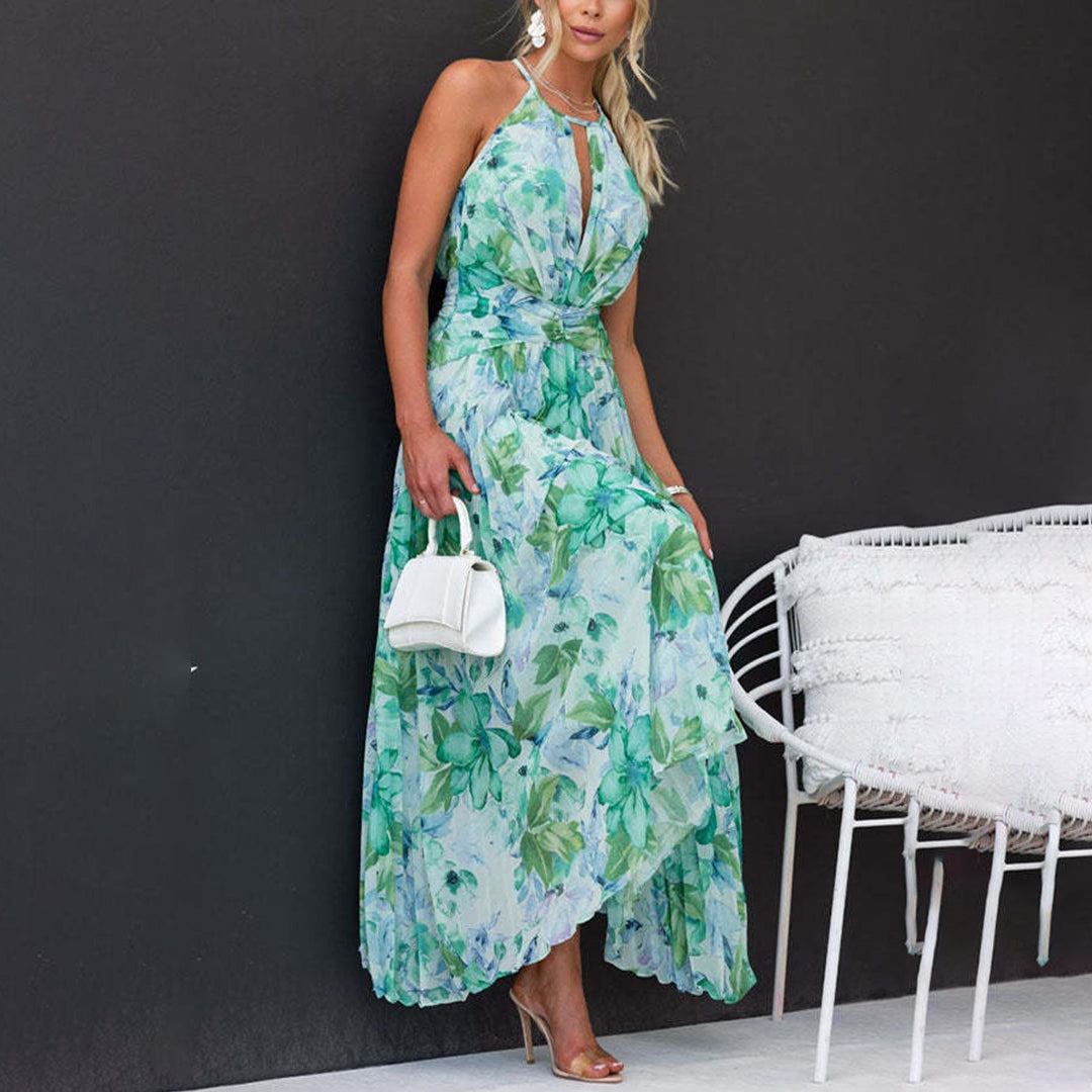 Image of Kim | Women's Floral A-Line Midi Dress