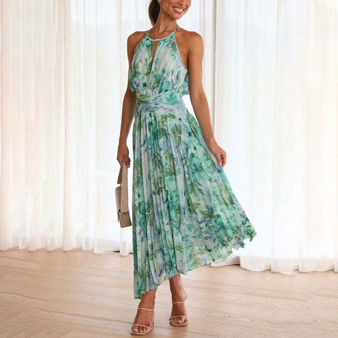 Image of Kim | Women's Floral A-Line Midi Dress