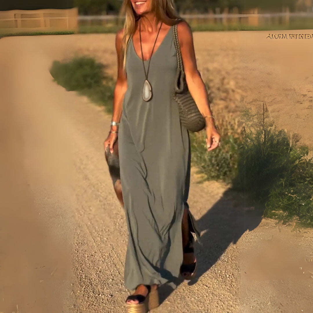 Image of Kimberly | Women's Sleeveless Maxi Dress