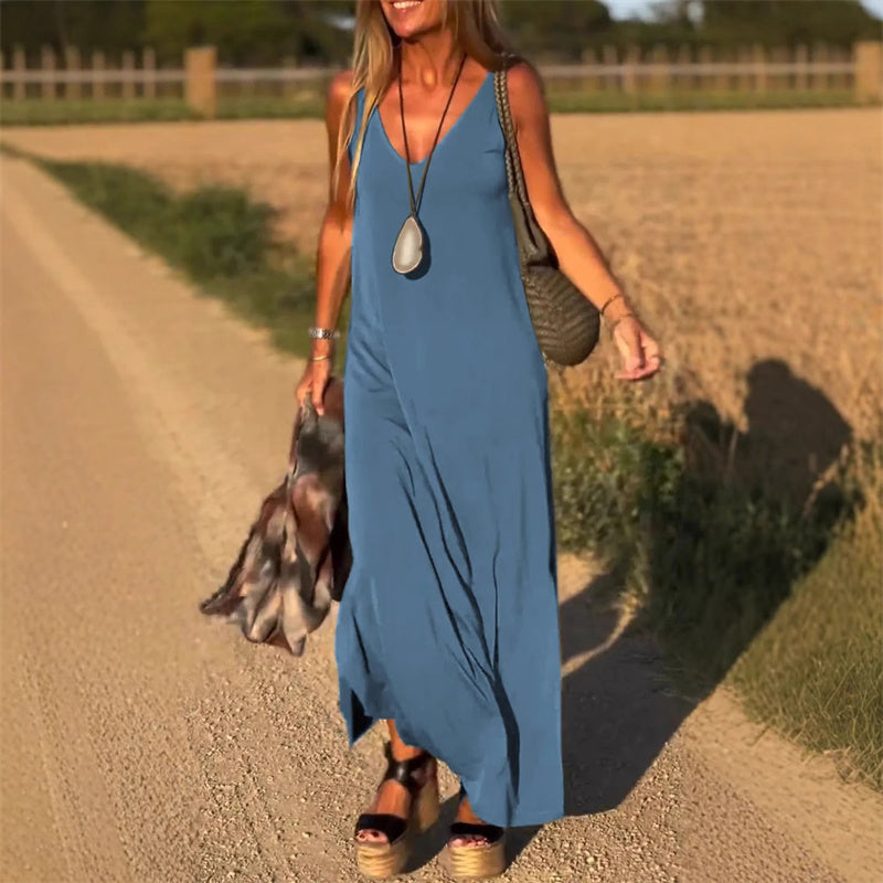 Image of Kimberly | Women's Sleeveless Maxi Dress