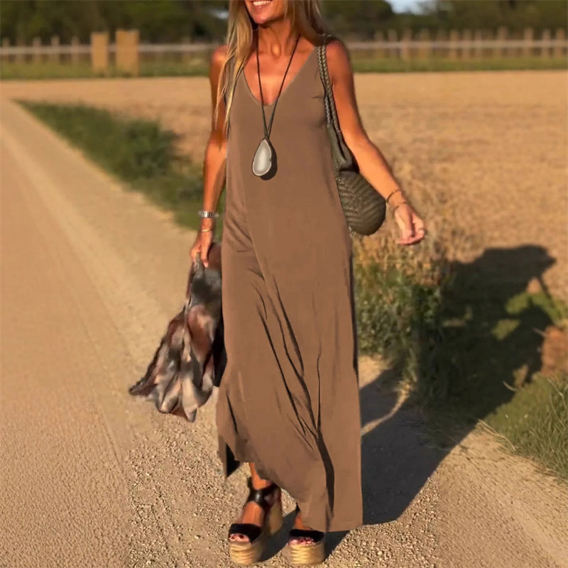 Image of Kimberly | Women's Sleeveless Maxi Dress