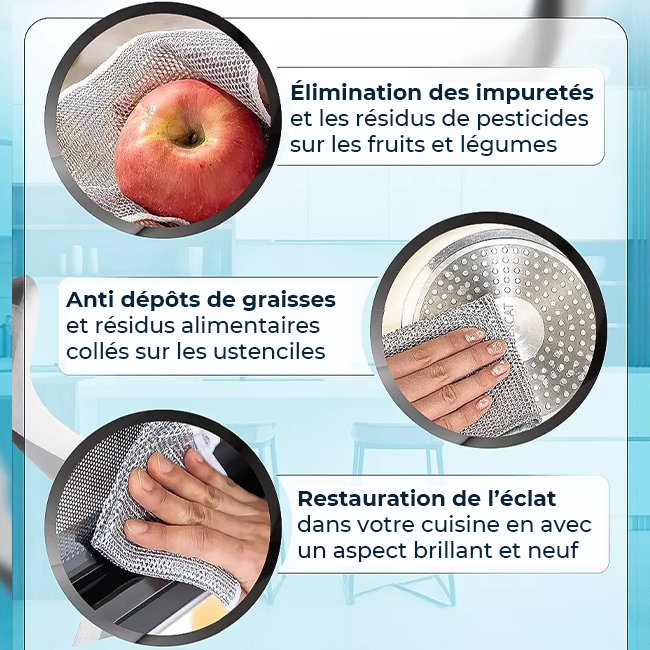 KitchenClean - Steel Wool Cloths