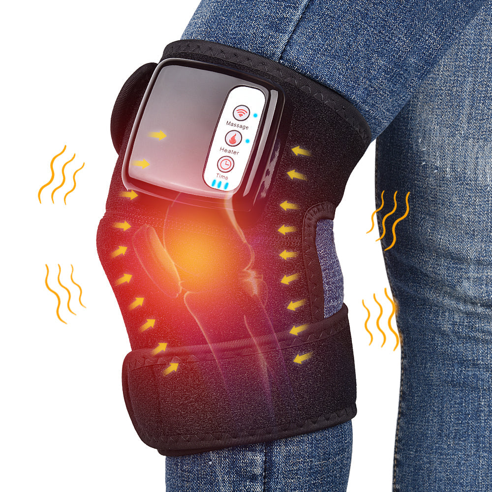 Knee Massage Device with Infrared and Adjustable Heating – Relief from Joint Pain and Relaxation