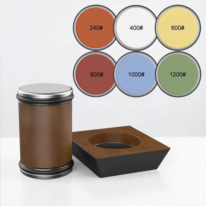 Knife Sharpener Set with Rolling Diamond Sharpener for Kitchen and Hunting