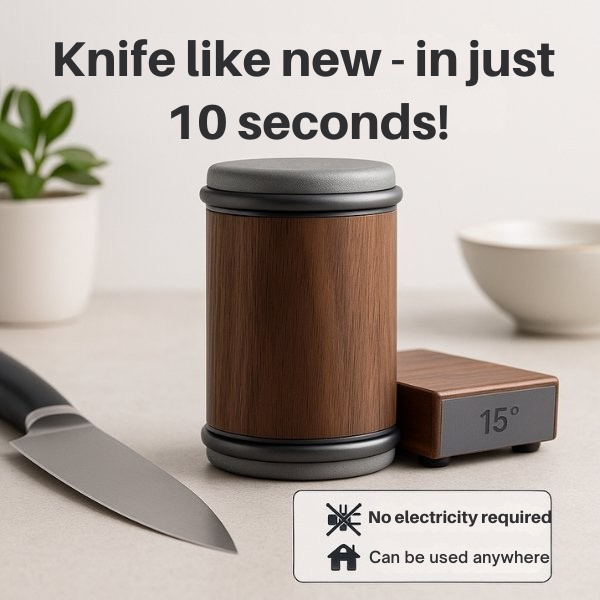 Knife Sharpening | Roll Knife Sharpener | Fast & Precise Sharpening | KlingenKraft