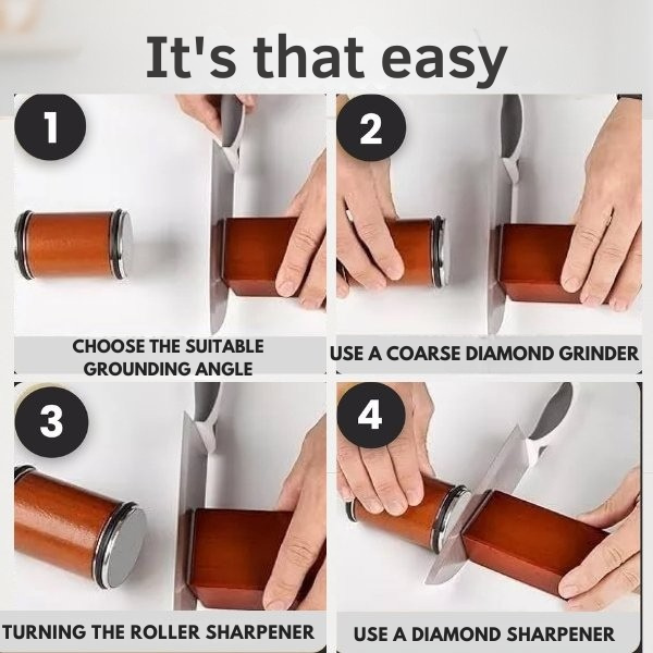 Knife Sharpening | Roll Knife Sharpener | Fast & Precise Sharpening | KlingenKraft