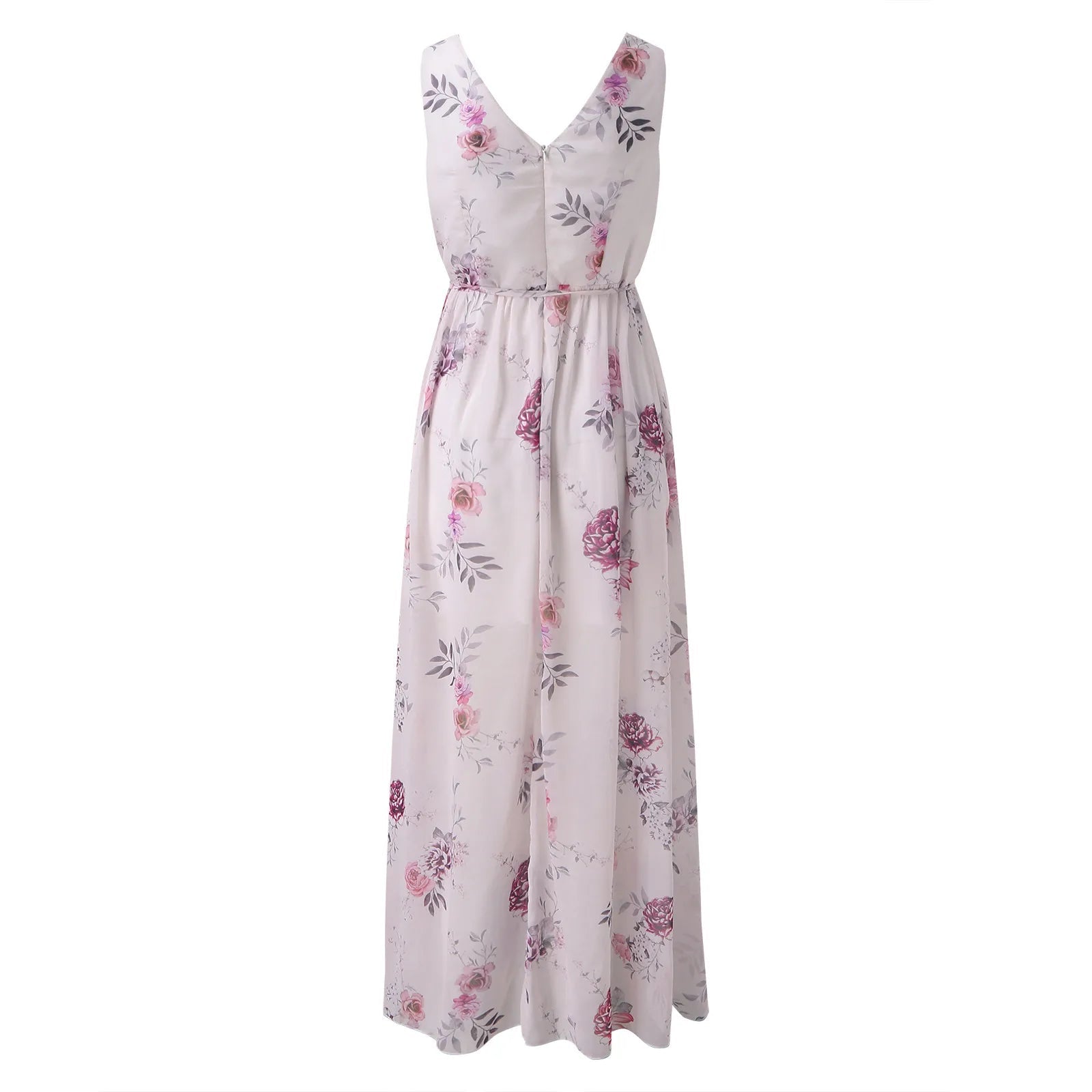 Image of Kristin | Women's V-Neck Floral Maxi Dress