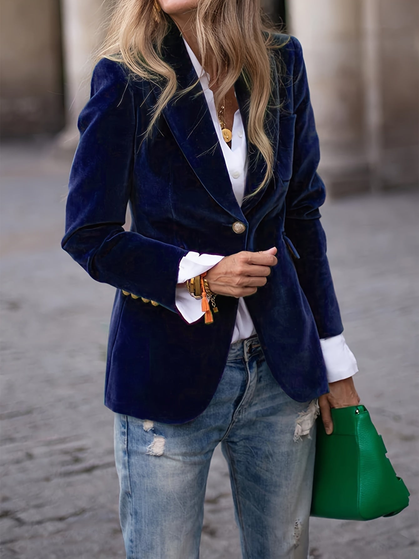Image of Laura | Women's Long Sleeve Casual Blazer