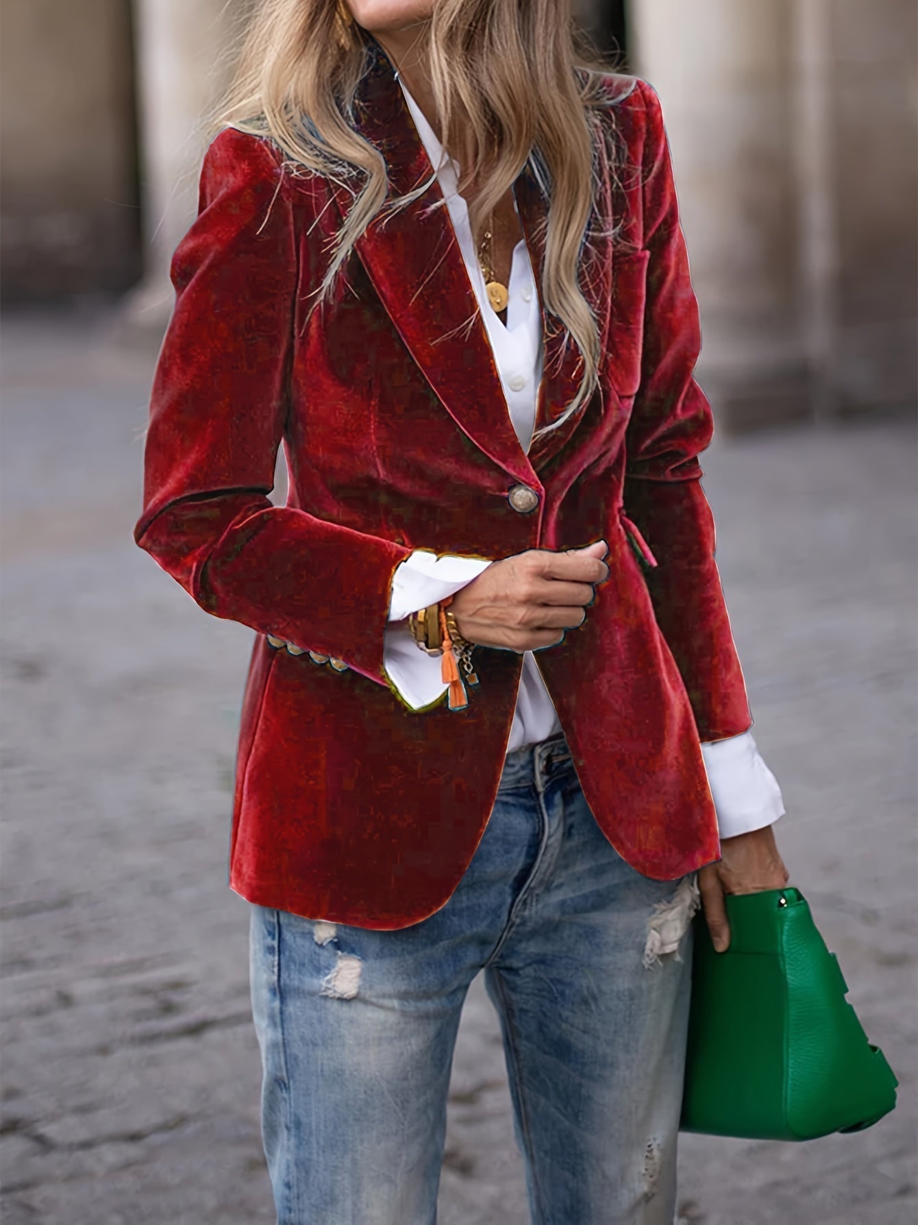 Image of Laura | Women's Long Sleeve Casual Blazer