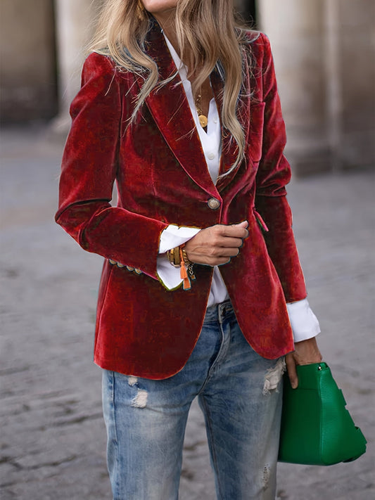 Image of Laura | Women's Long Sleeve Casual Blazer