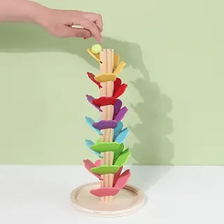 LearnPlay™ Ball Track Tree | Educational Wooden Toy for Children
