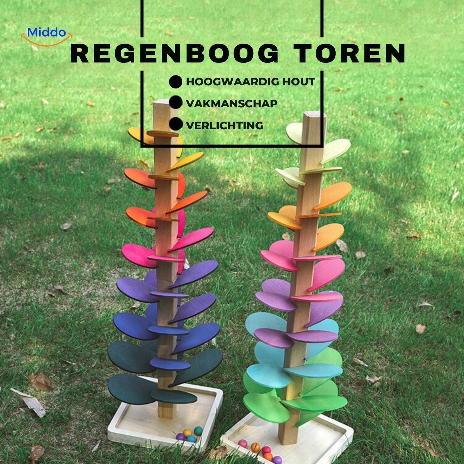 LearnPlay™ Ball Track Tree | Educational Wooden Toy for Children