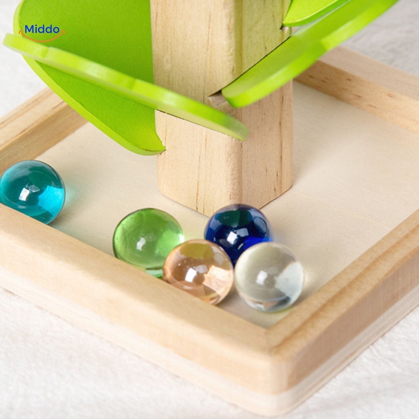 LearnPlay™ Ball Track Tree | Educational Wooden Toy for Children