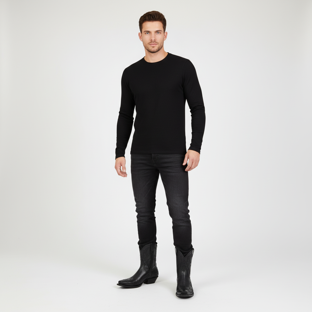 Leather Cowboy Boots