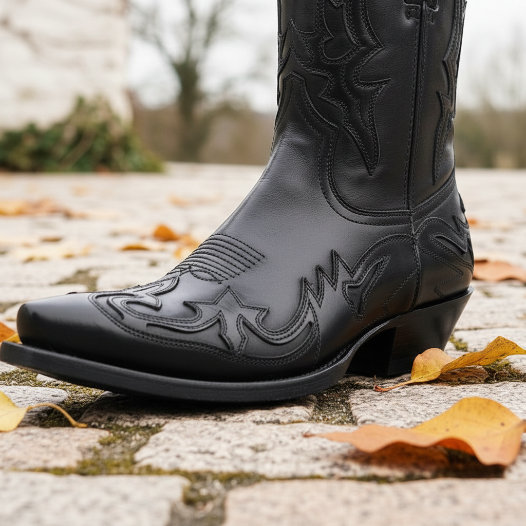 Leather Cowboy Boots