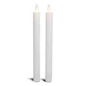 LED Candle - 2 pcs. - 22.2 cm - with 3D Flame - (multiple colors)
