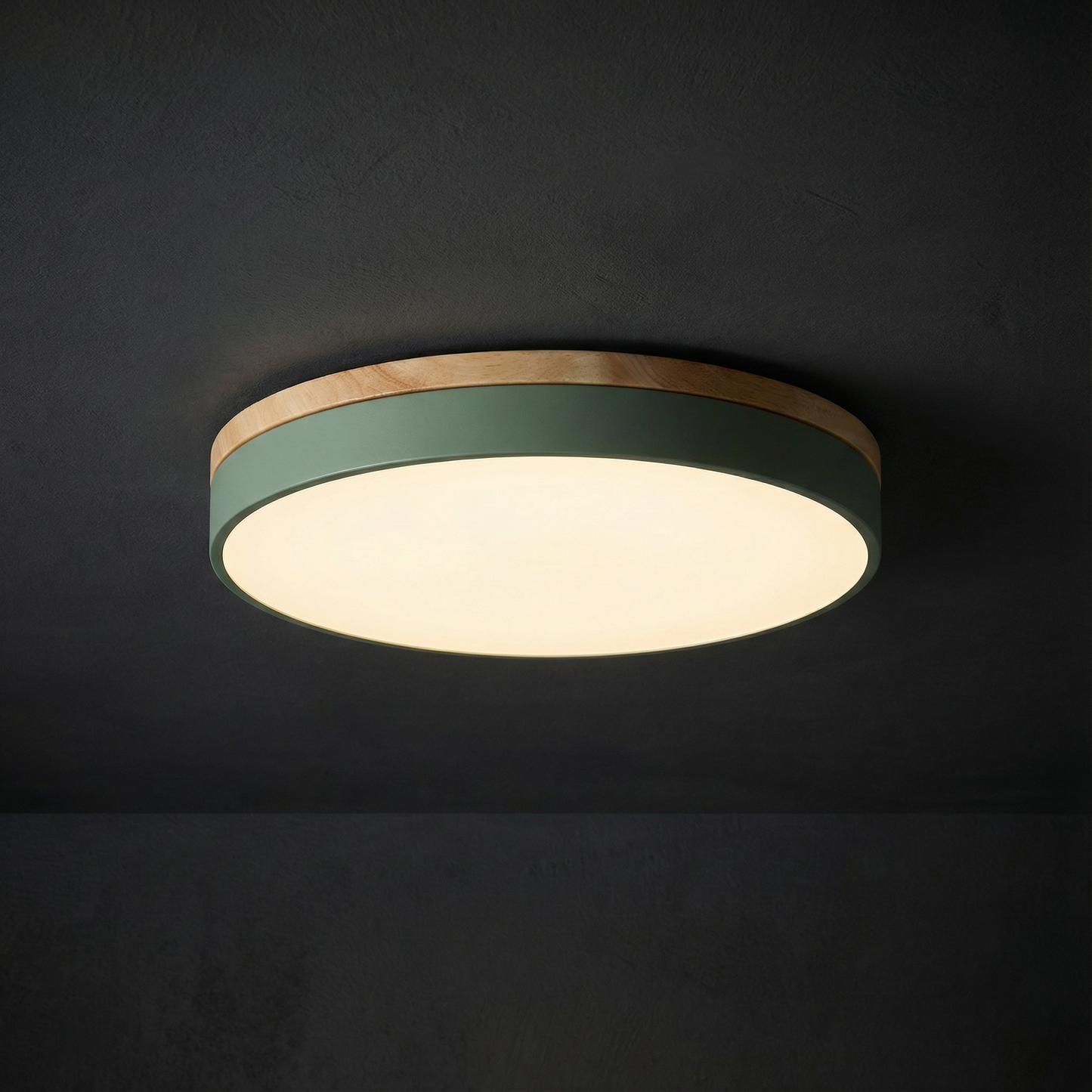 LED Ceiling Lamp with Stepless Dimming and Remote Control – Modern Round Ceiling Light for Living Rooms