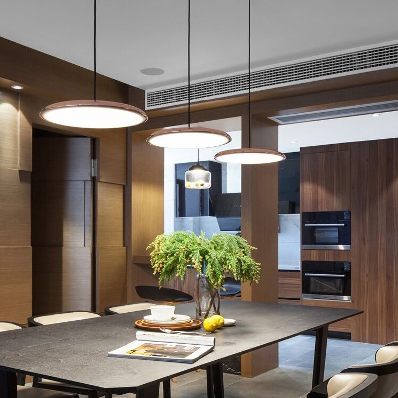 LED Pendant Light with Adjustable Cable – Scandinavian Aluminum Lighting for Kitchen and Dining Room