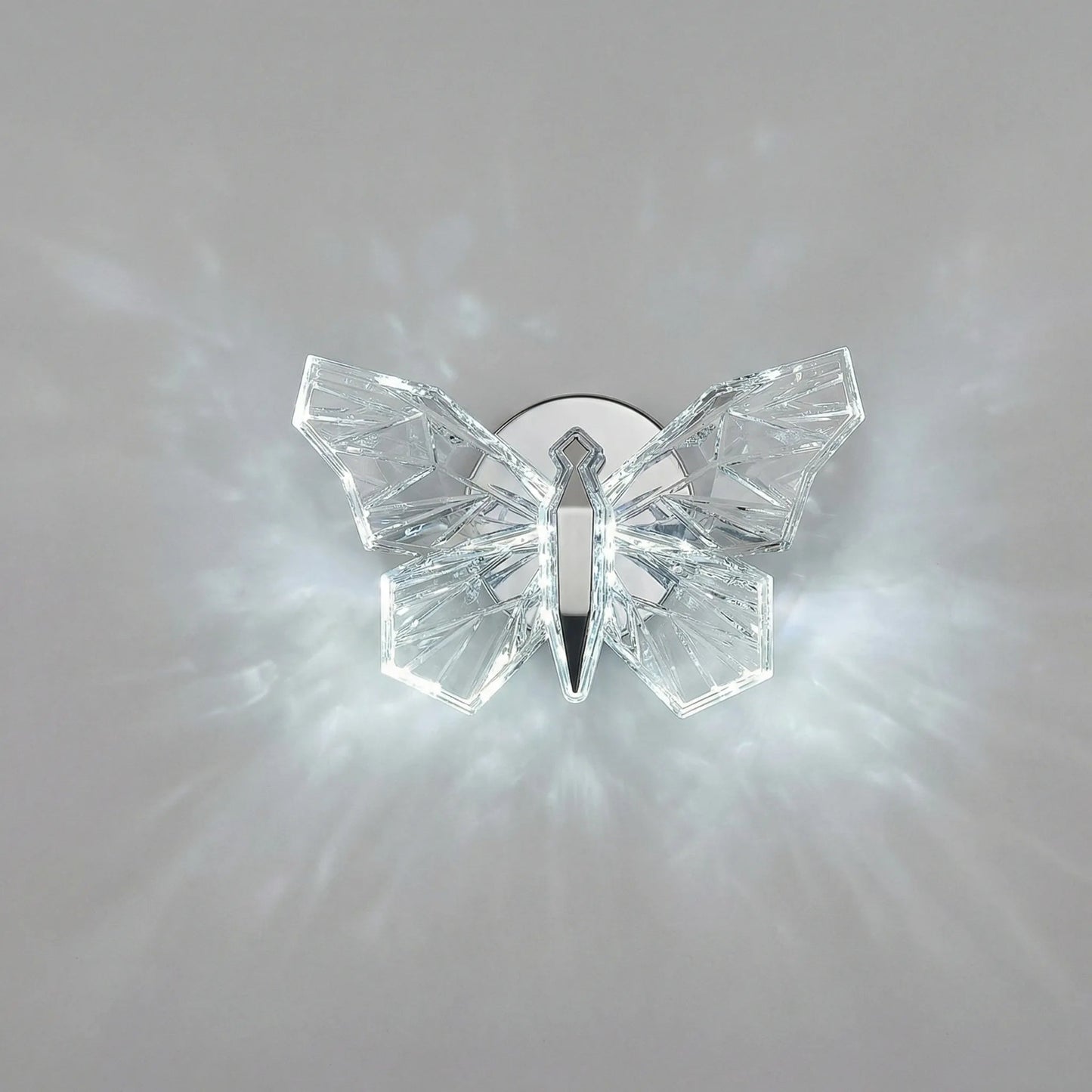 LED Wall Sconce with Energy-Saving Technology and Sculptural Design – Butterfly-Shaped Wall Lamp