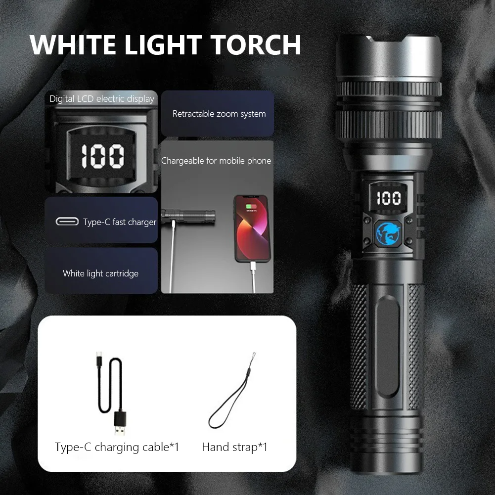 Ledsen™ Adjustable Flashlight: Ultrabright Rechargeable Flashlight with Adjustable Beam