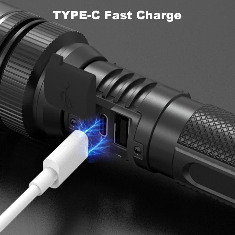 Ledsen™ Adjustable Flashlight: Ultrabright Rechargeable Flashlight with Adjustable Beam