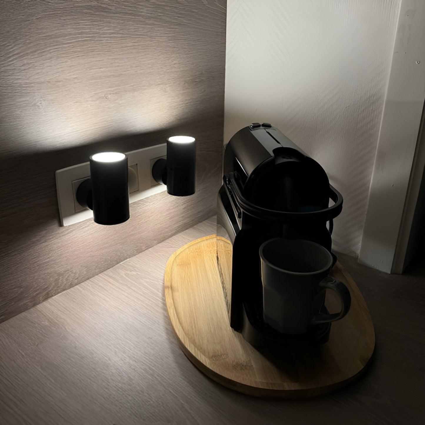 Ledsen™ NightLight: Modern Portable Dimmable Plug-in Night Light