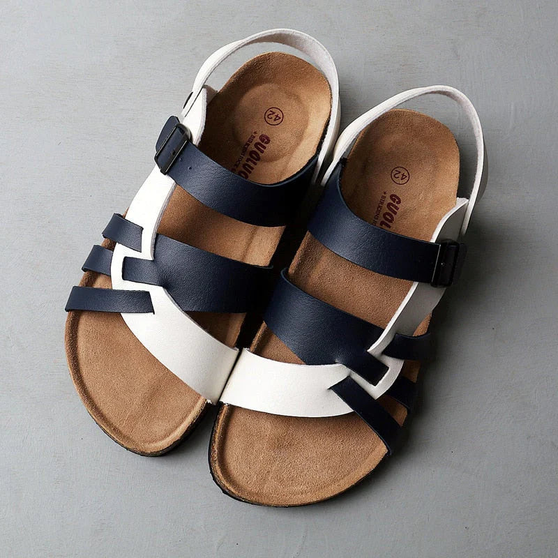Image of Leonard | Men's Adjustable Strap Open Toe Sandals