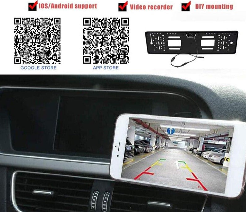 License Plate Rearview Camera