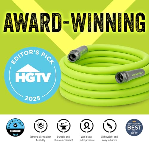 Lightweight All-Weather Garden Hose with Durable Fittings