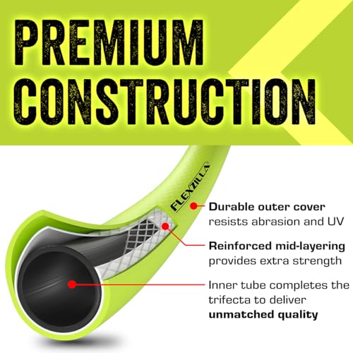 Lightweight All-Weather Garden Hose with Durable Fittings