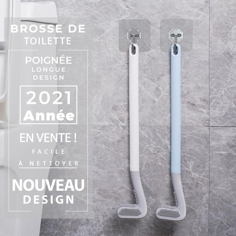 Long Handle Toilet Brush - Say Goodbye to Stains.