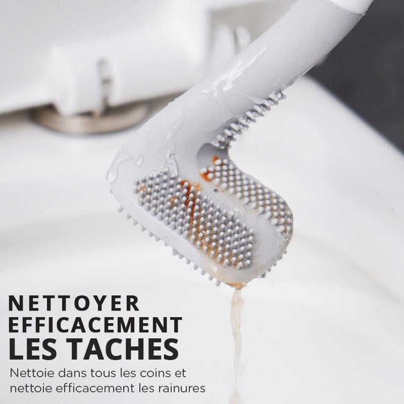 Long Handle Toilet Brush - Say Goodbye to Stains.