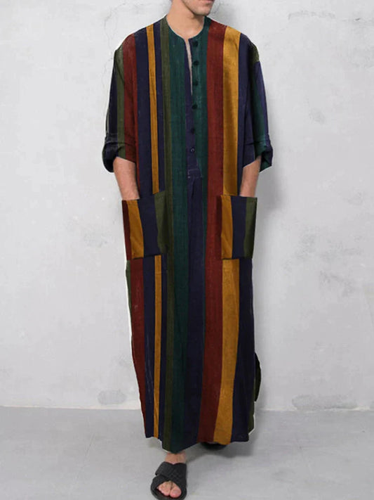 Long-Sleeve Kaftan Robe