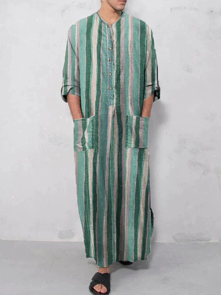 Long-Sleeve Kaftan Robe