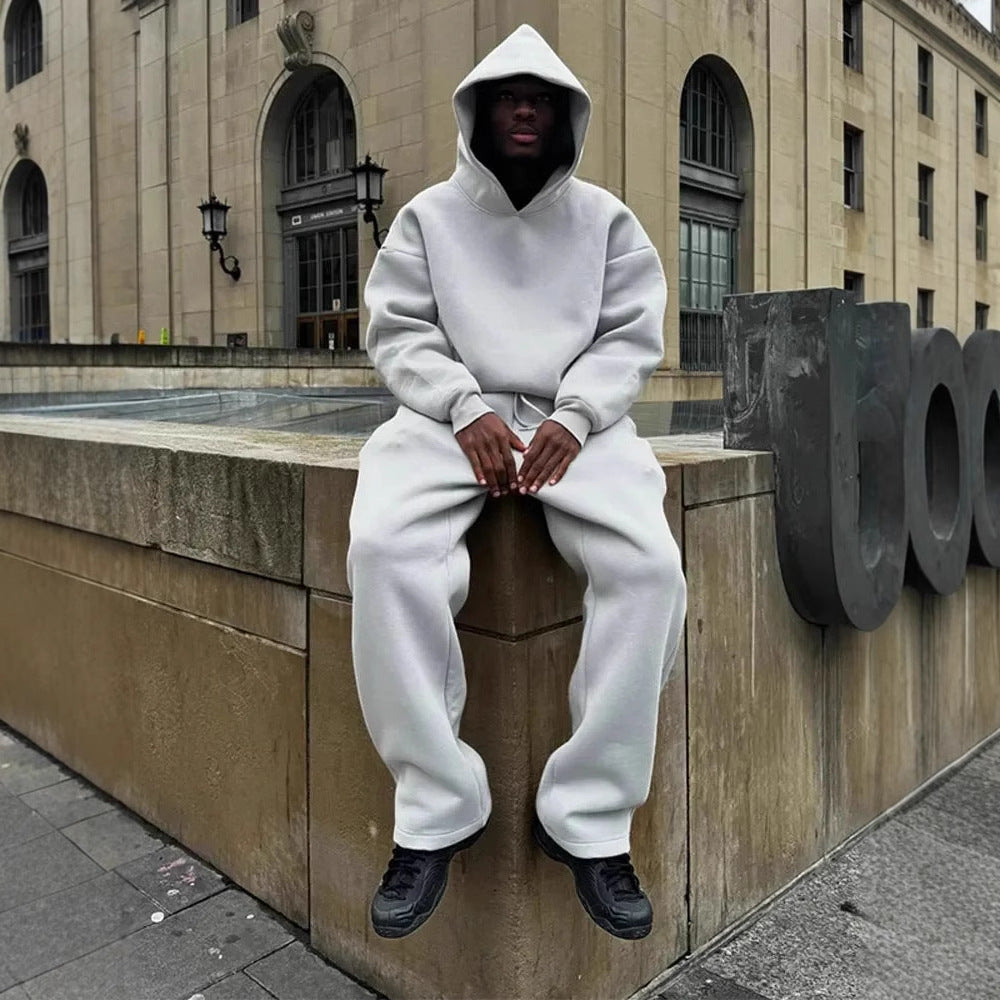 Image of Louie | Men's Relaxed Fit Pullover Hoodie